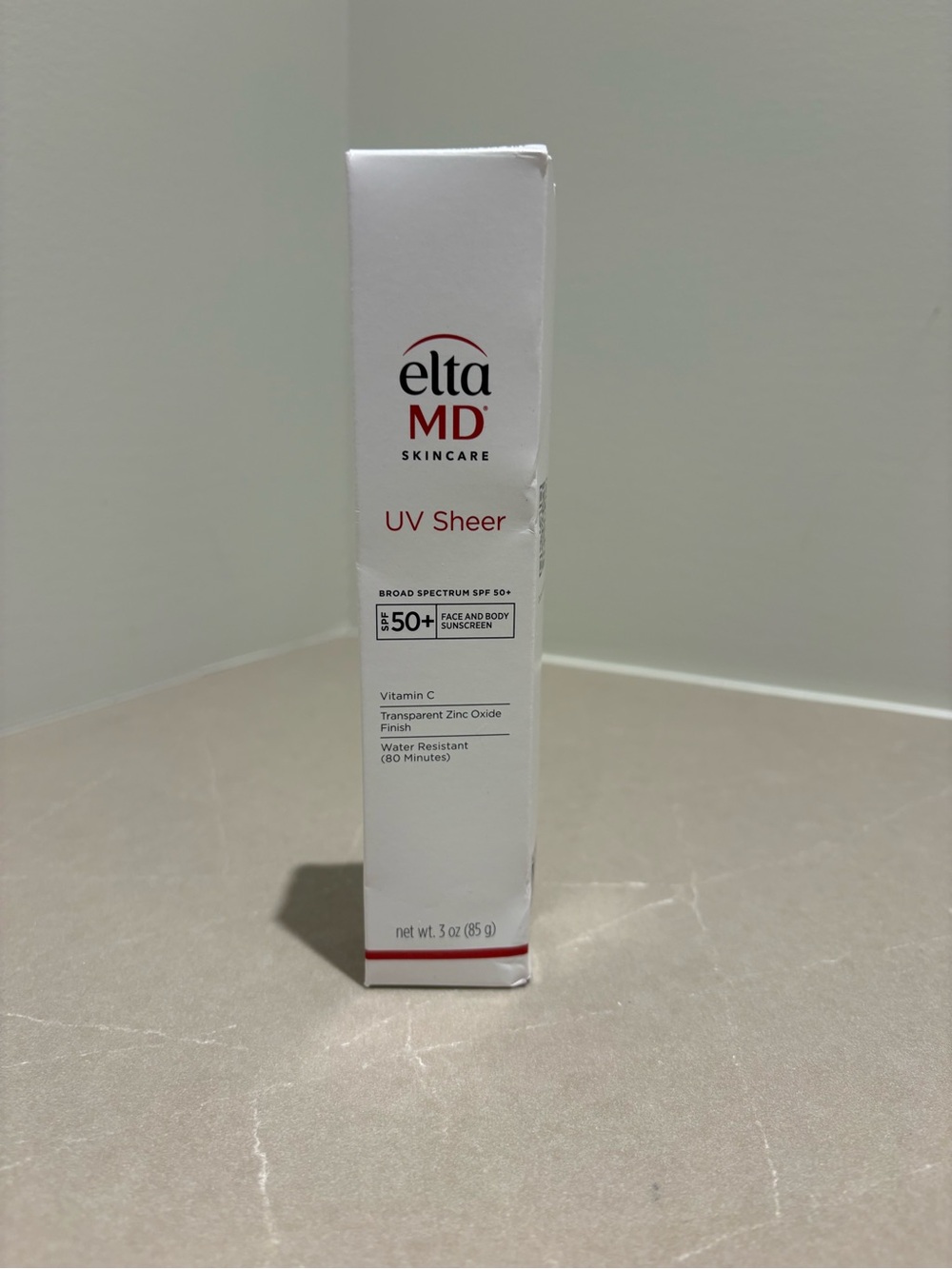 EltaMD UV Sheer Sunscreen - White with Red Accents